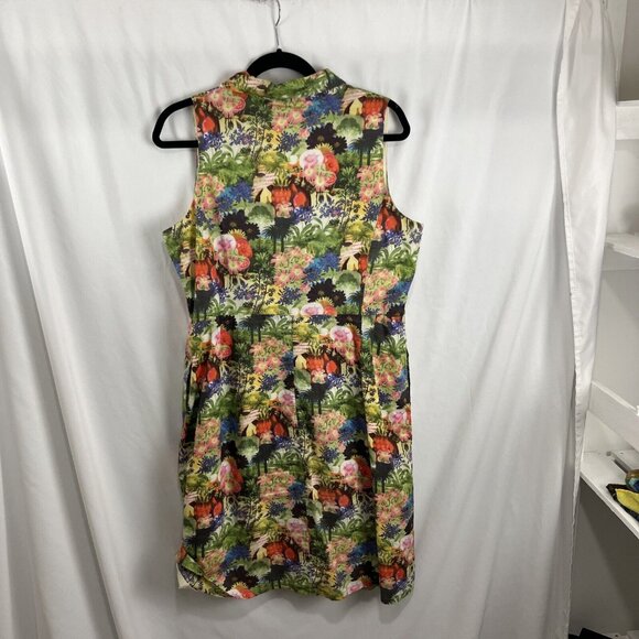 Floral Sleeveless Midi Dress - Picture 5 of 9